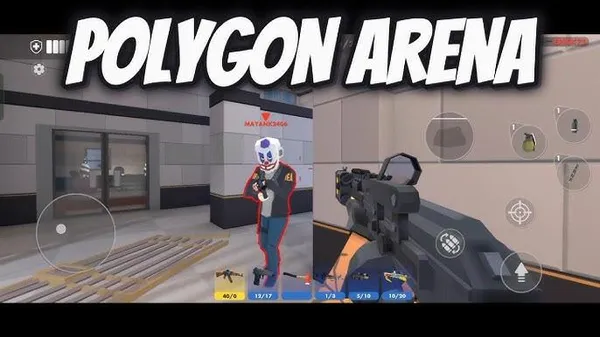 game 2d mobile - Polygon Arena: Online Shooter