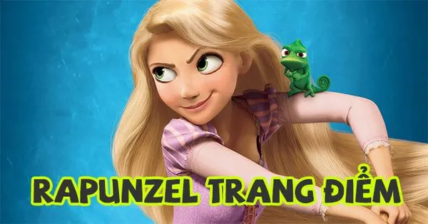 game trang điểm - Rapunzel trang điểm buổi sáng