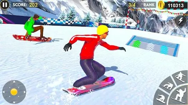 game trượt tuyết - Tricky Snowboard